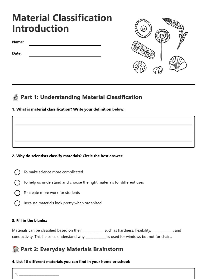 Material Classification Introduction