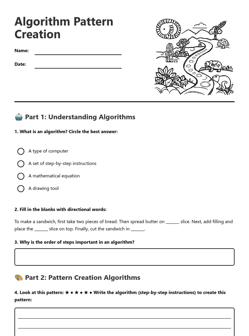 Algorithm Pattern Creation