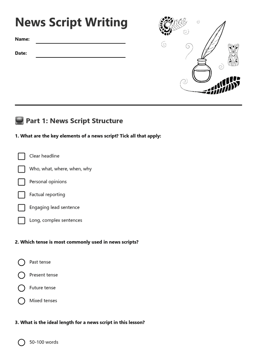 News Script Writing