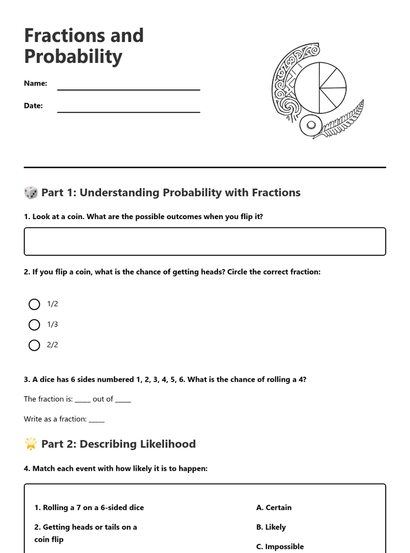 Fractions and Probability