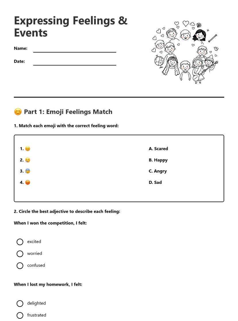 Expressing Feelings & Events