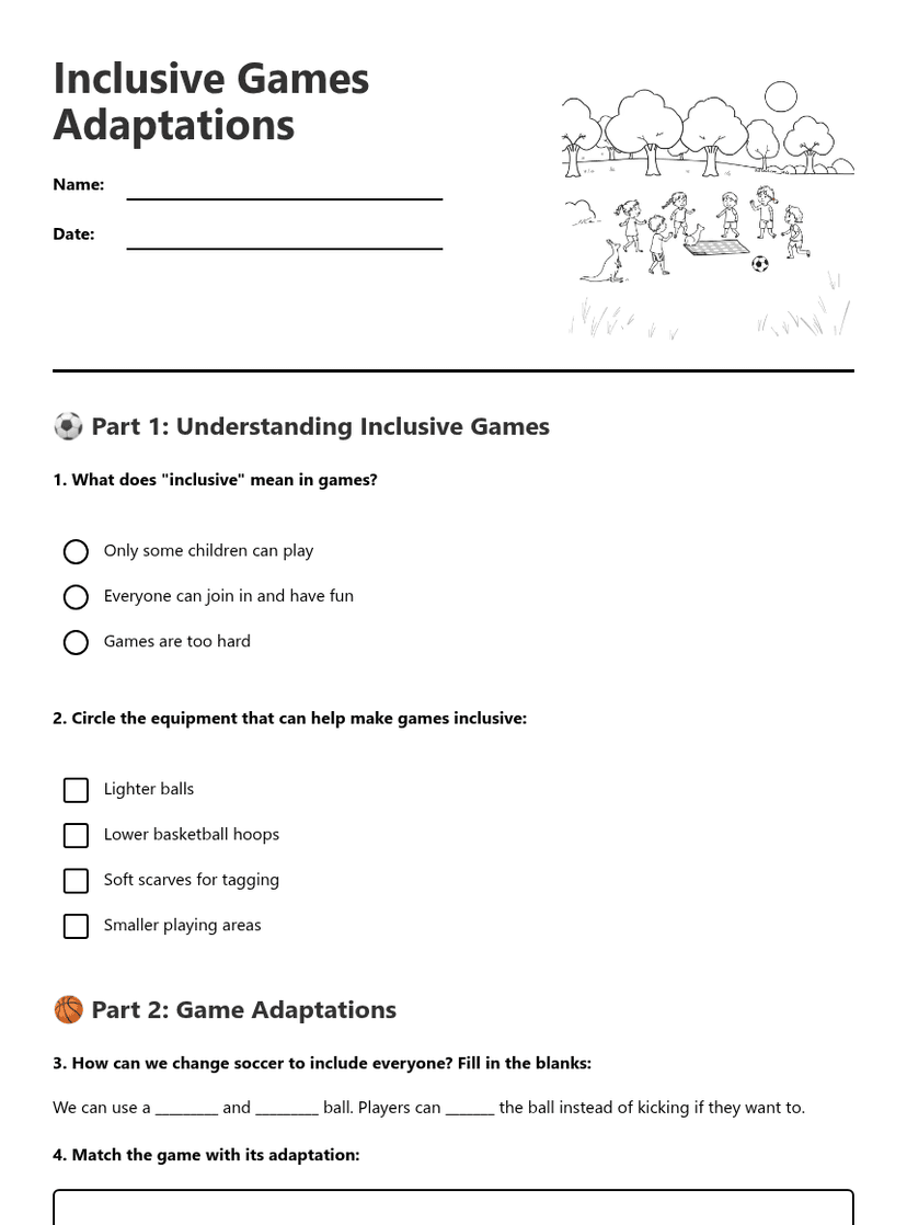Inclusive Games Adaptations