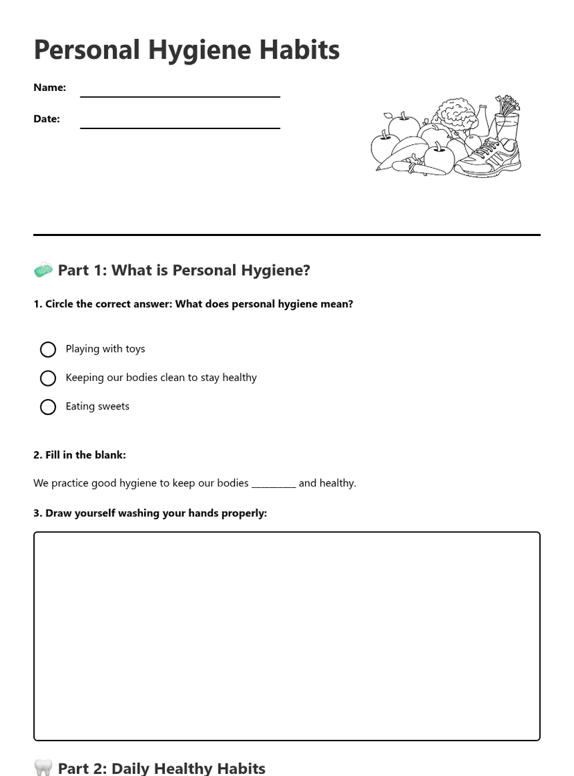 Personal Hygiene Habits