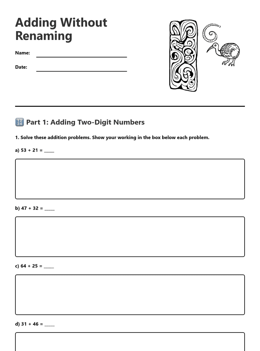 Adding Without Renaming