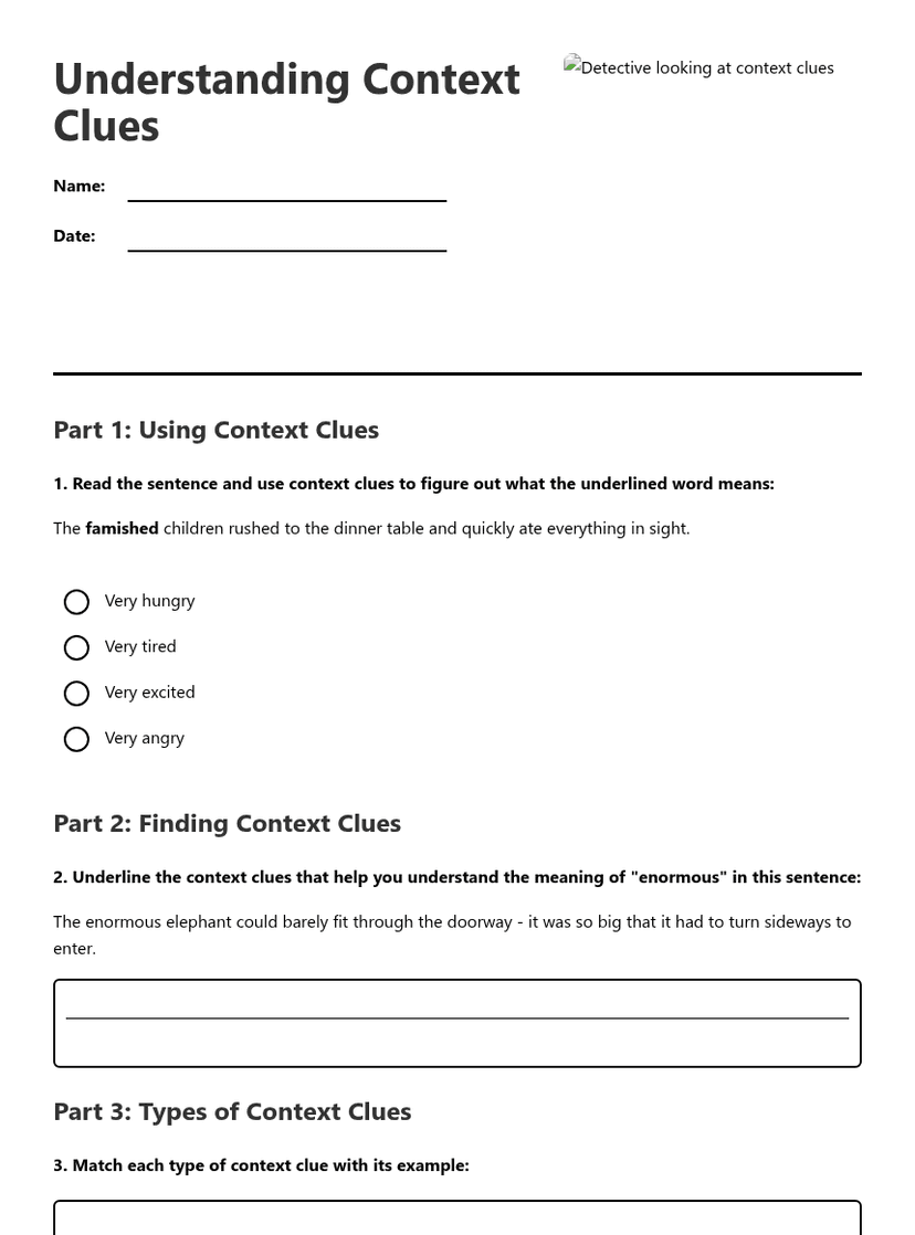 Understanding Context Clues