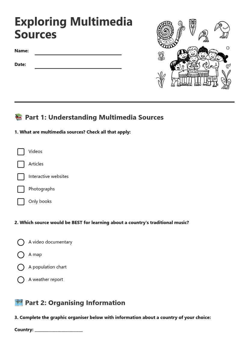 Exploring Multimedia Sources