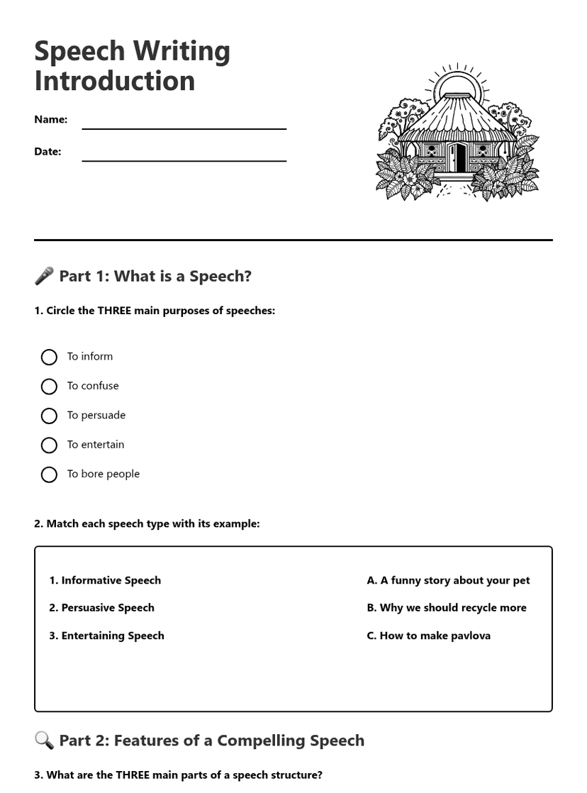 Speech Writing Introduction
