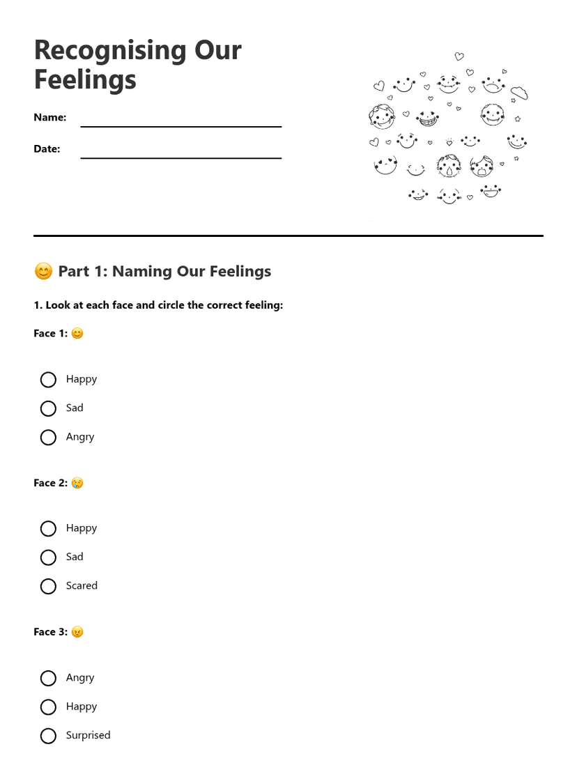 Recognising Our Feelings