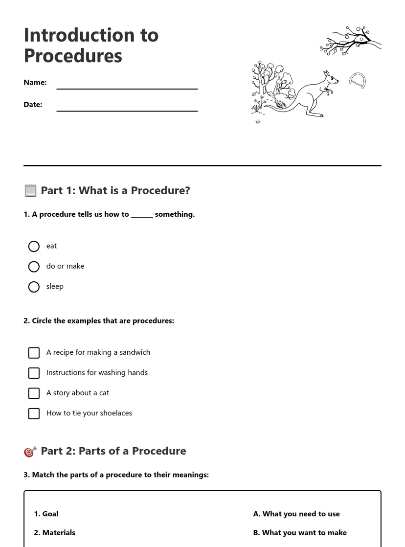 Introduction to Procedures