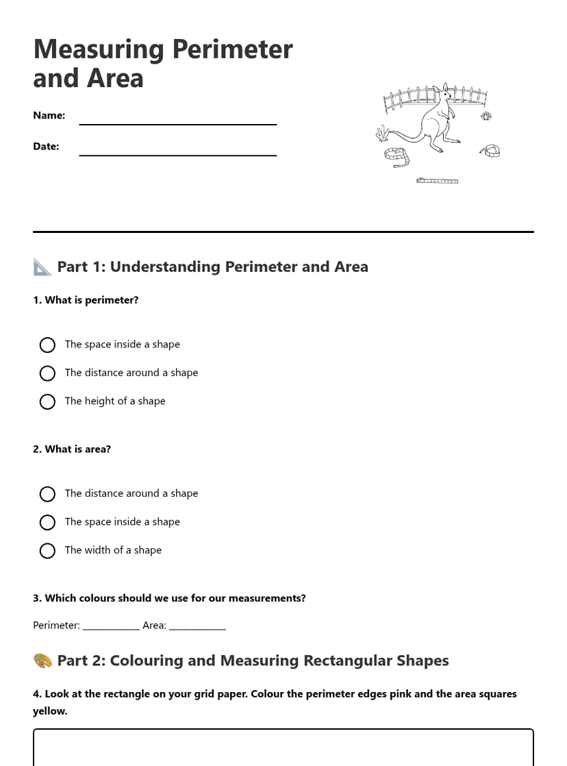 Measuring Perimeter and Area