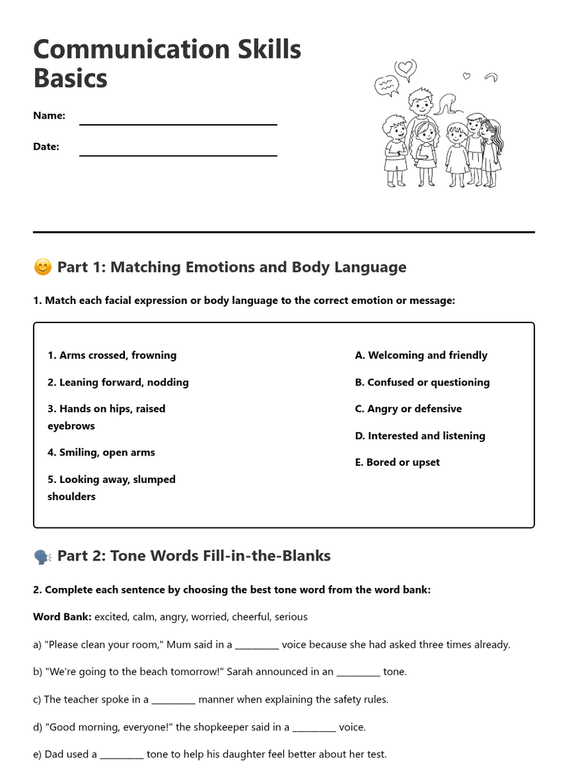 Communication Skills Basics