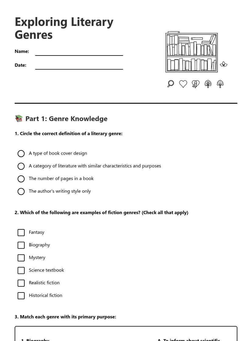Exploring Literary Genres