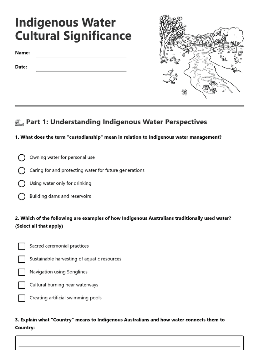 Indigenous Water Cultural Significance