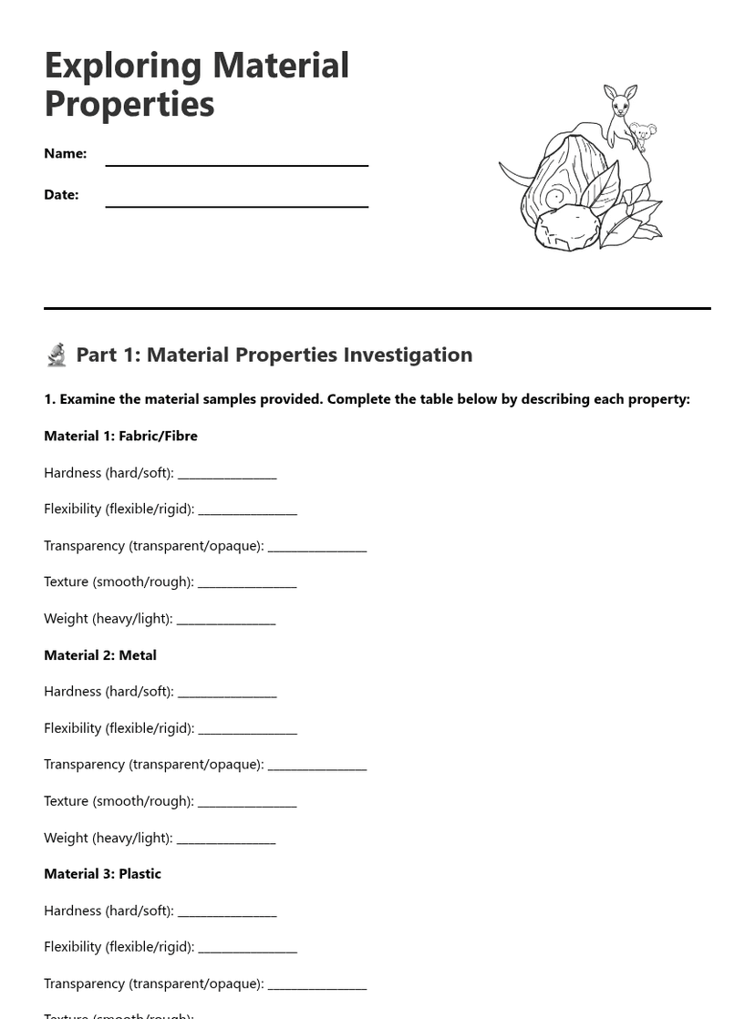 Exploring Material Properties