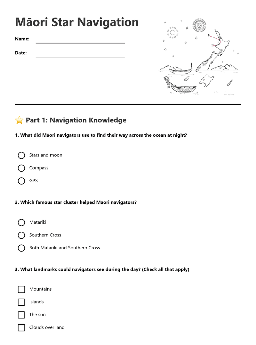 Māori Star Navigation