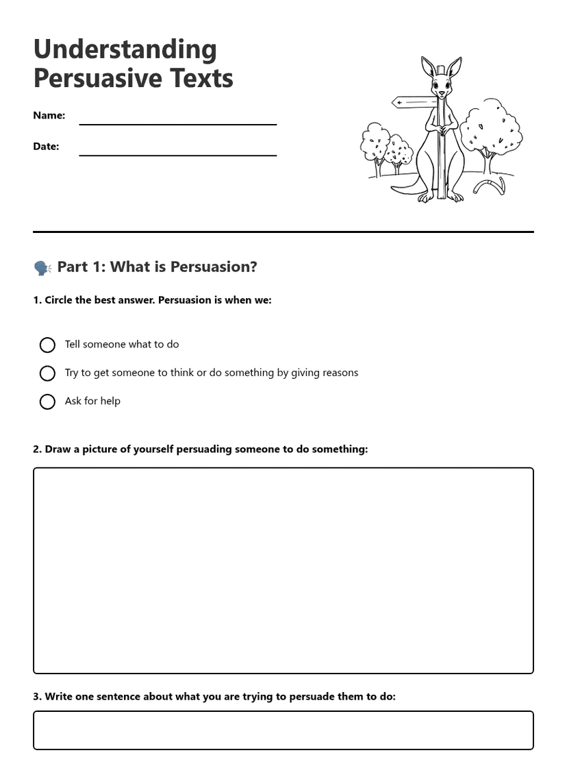 Understanding Persuasive Texts