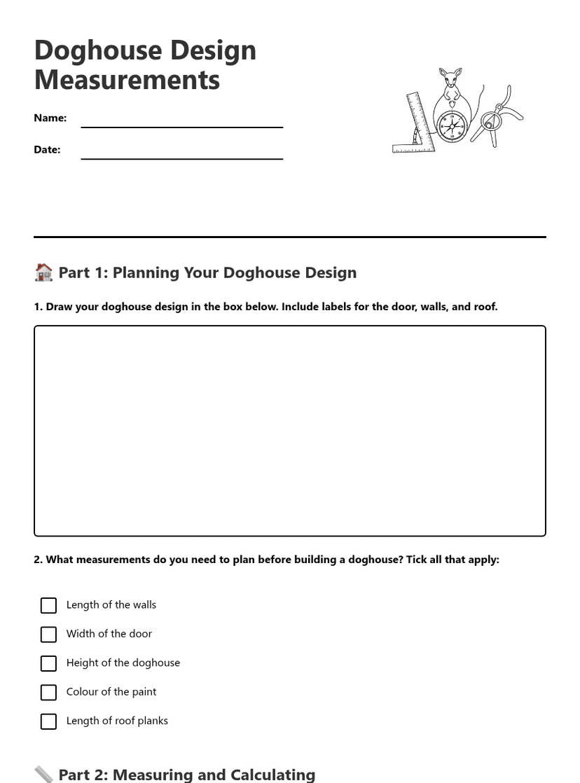 Doghouse Design Measurements