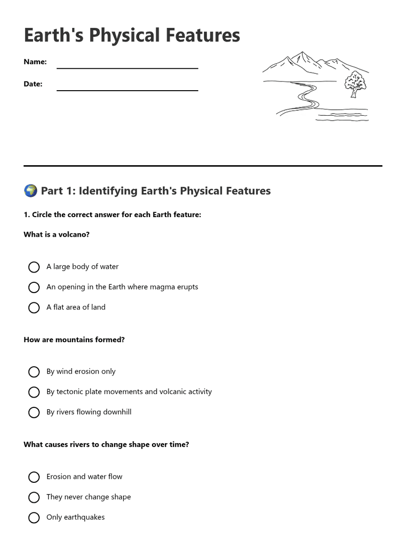 Earth's Physical Features