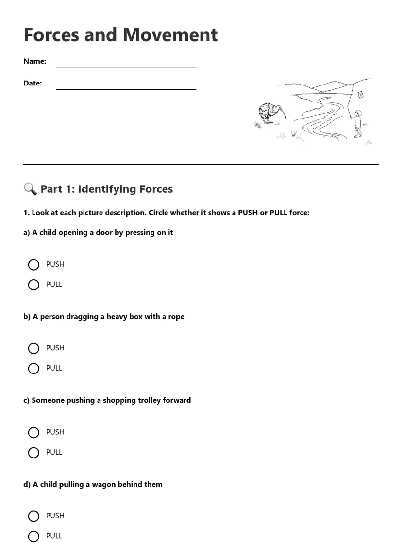 Forces and Movement