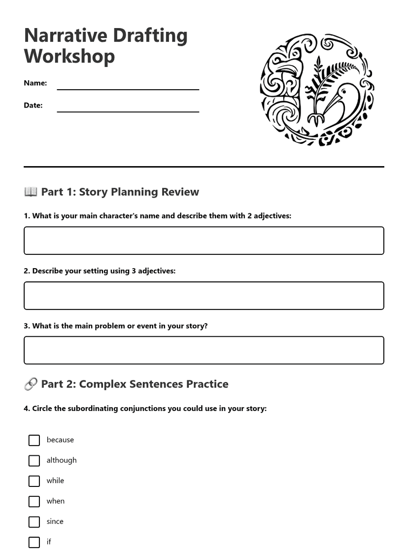 Narrative Drafting Workshop