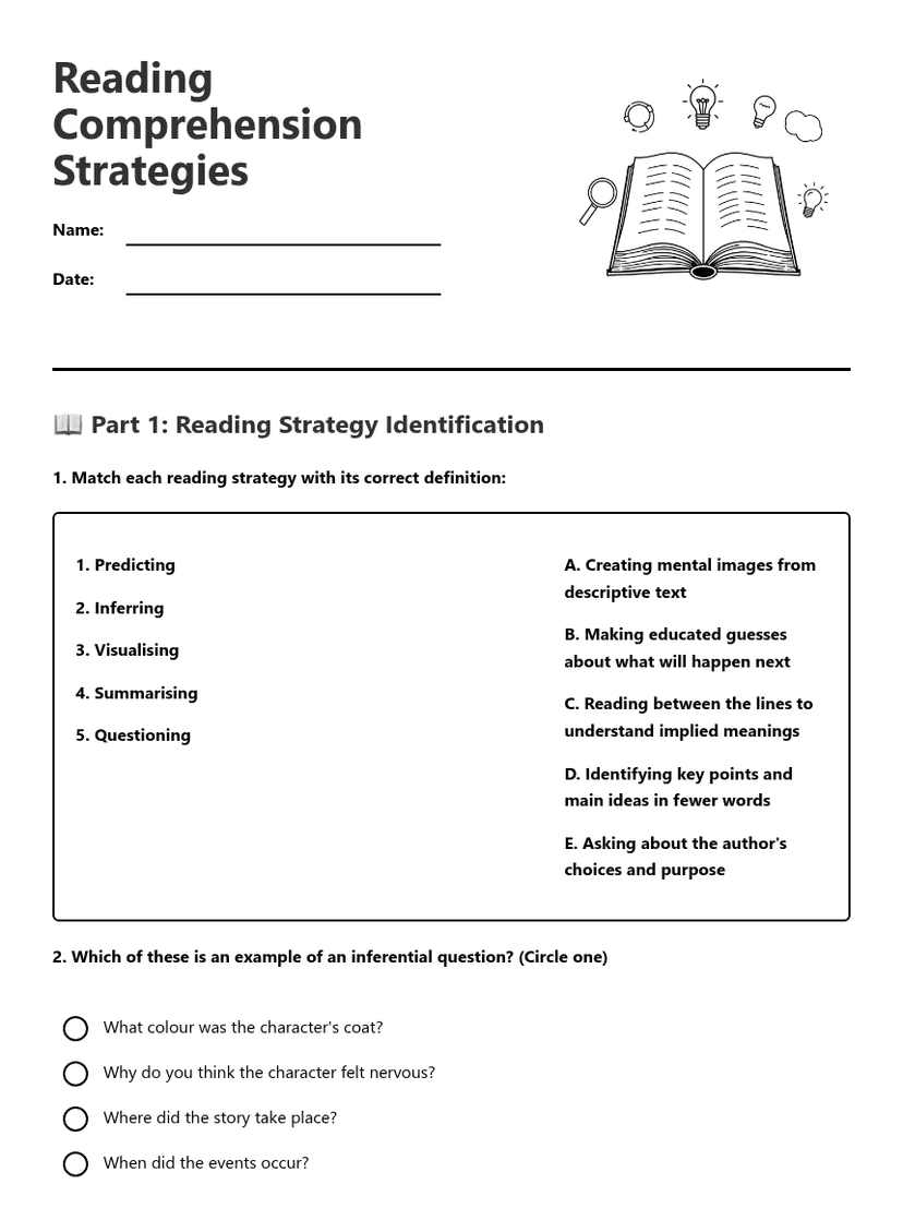 Reading Comprehension Strategies