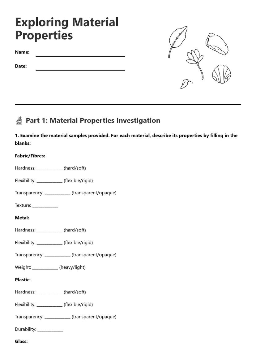 Exploring Material Properties