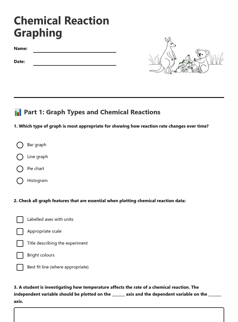 Chemical Reaction Graphing