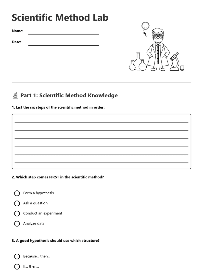 Scientific Method Lab