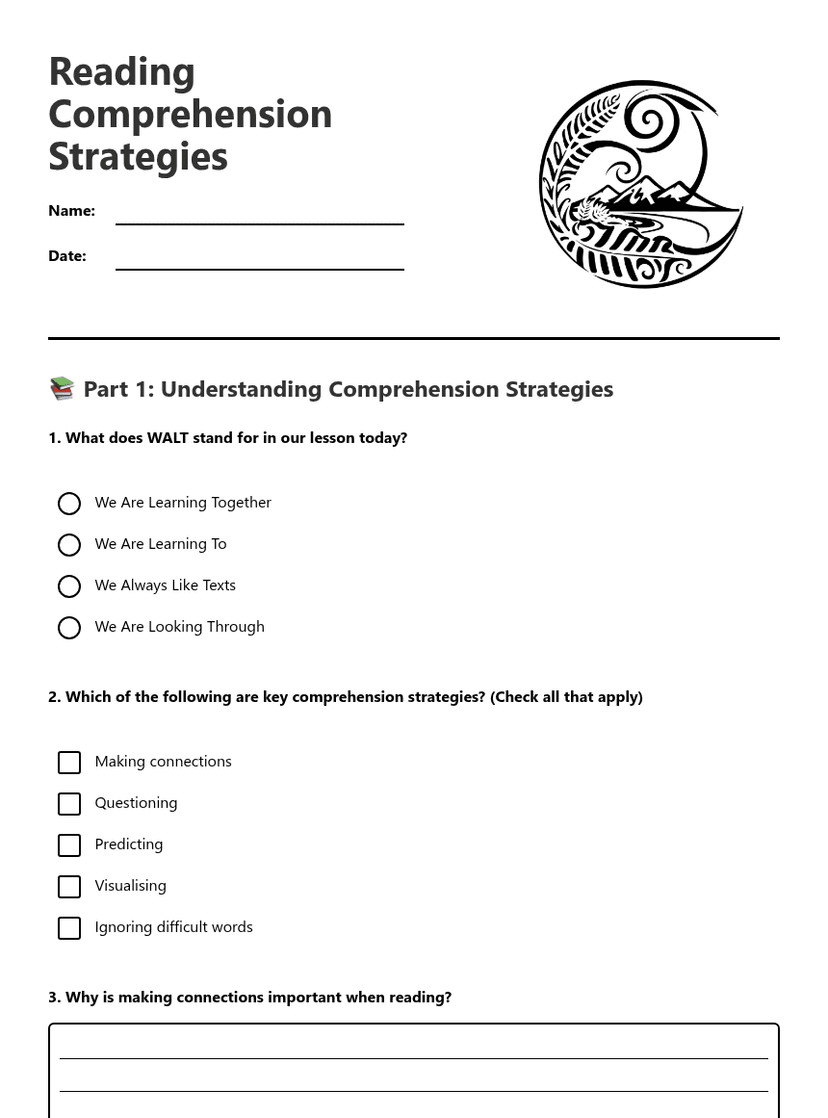 Reading Comprehension Strategies