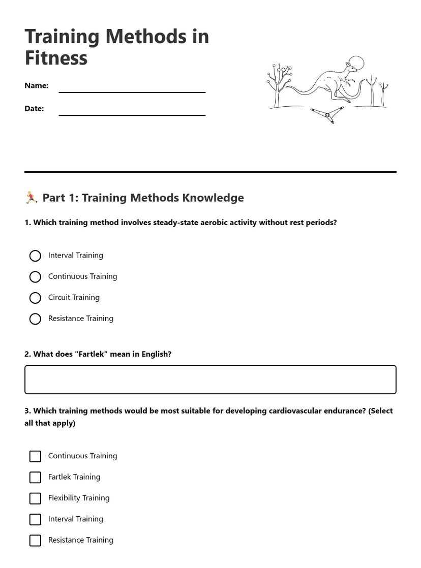 Training Methods in Fitness