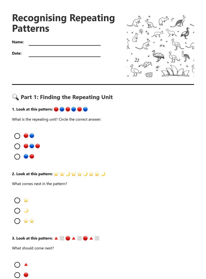 Recognising Repeating Patterns