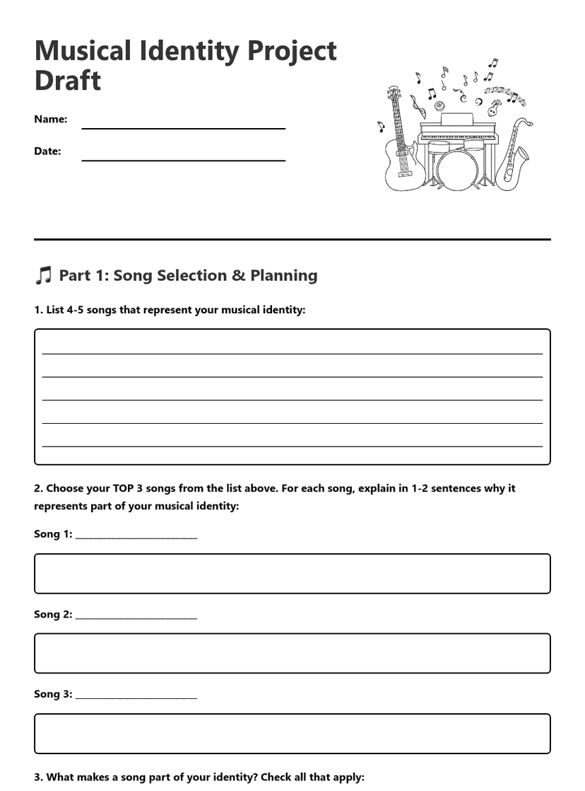 Musical Identity Project Draft