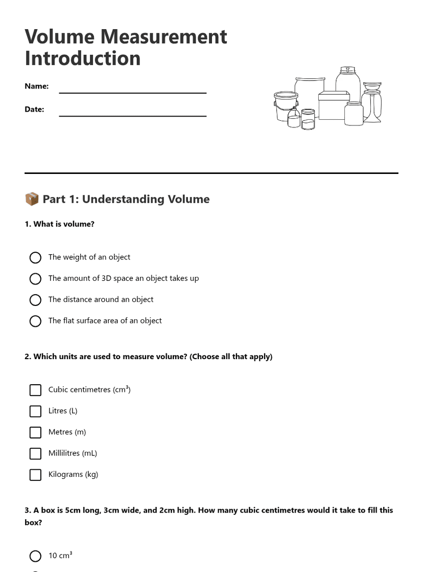 Volume Measurement Introduction