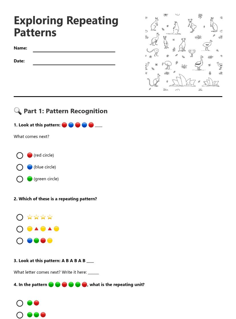 Exploring Repeating Patterns