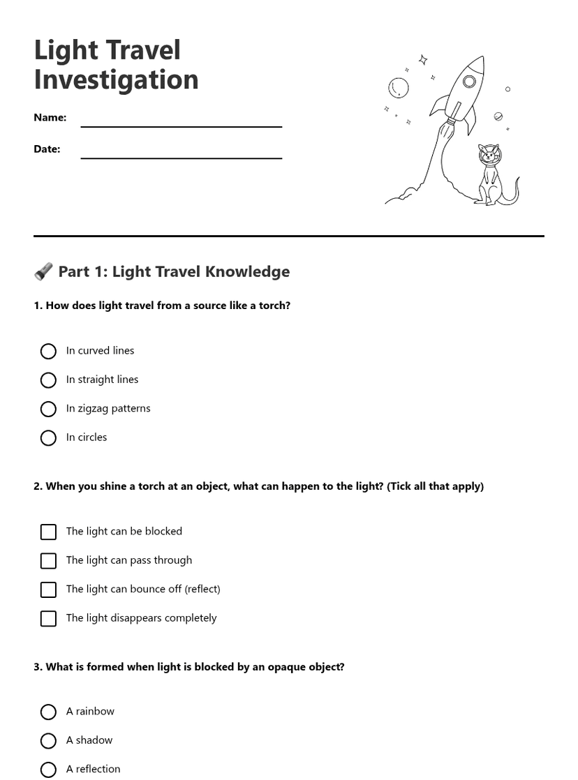 Light Travel Investigation