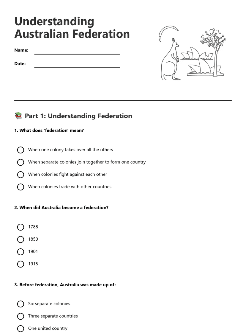 Understanding Australian Federation