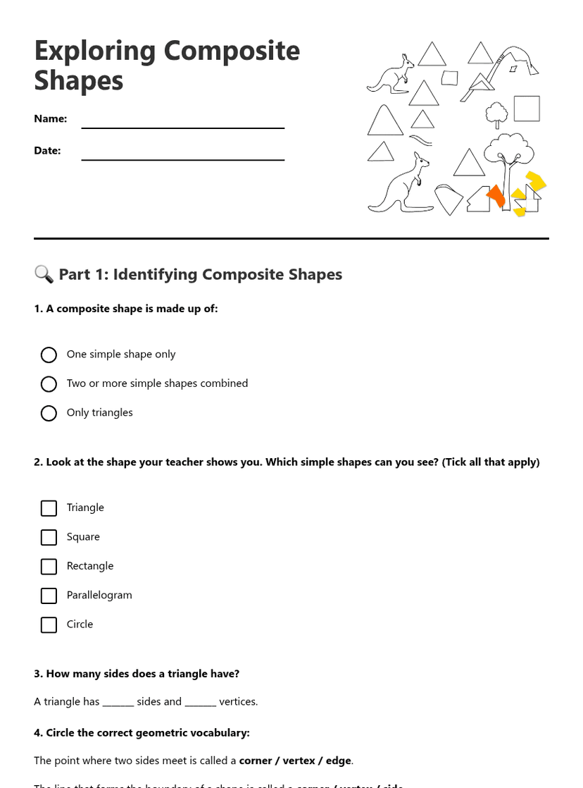 Exploring Composite Shapes