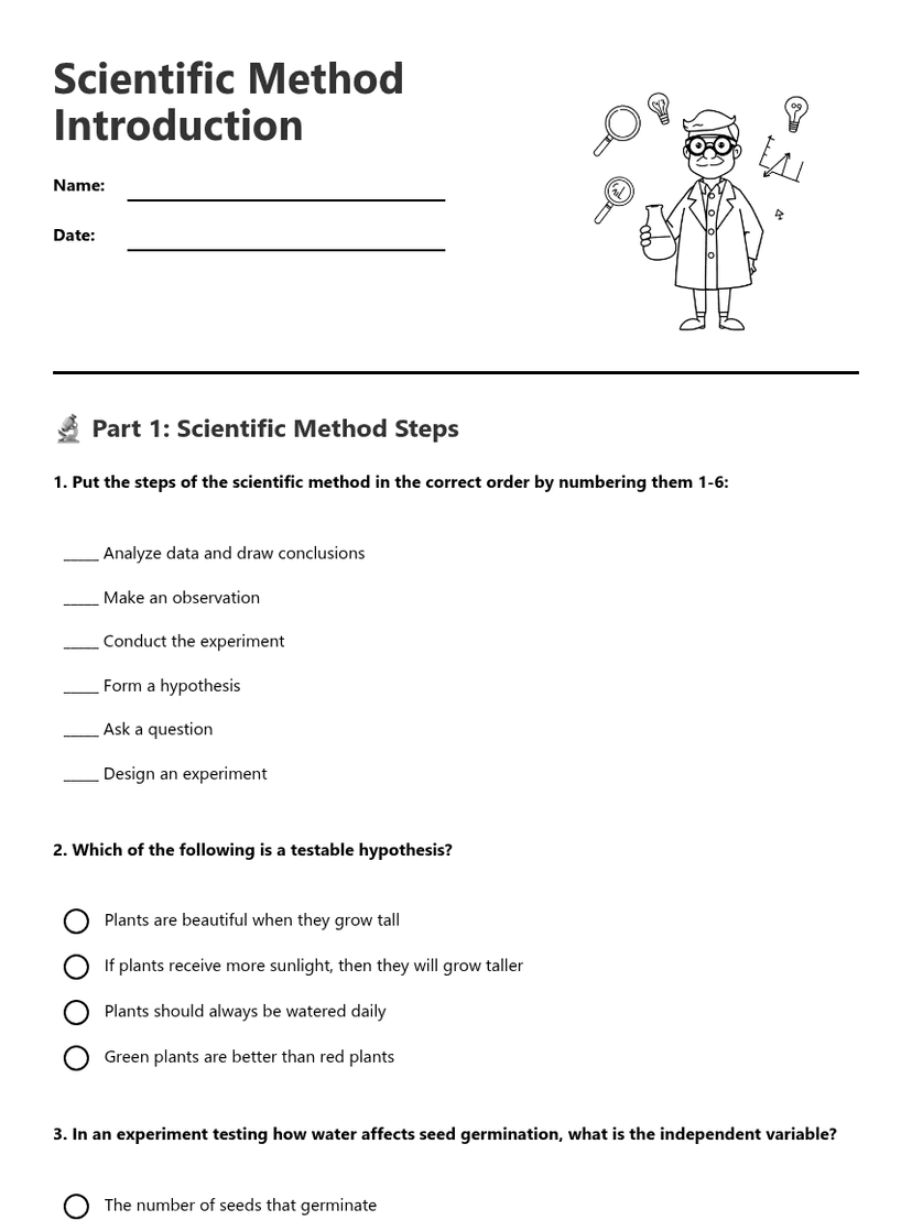 Scientific Method Introduction