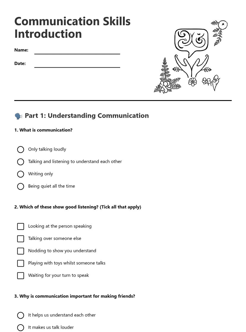 Communication Skills Introduction