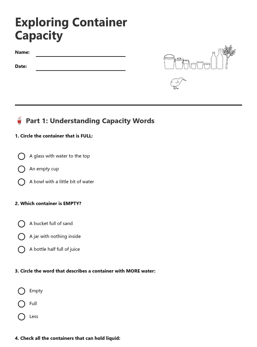 Exploring Container Capacity