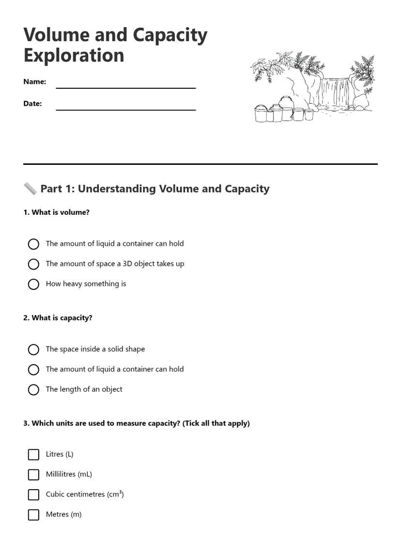 Volume and Capacity Exploration