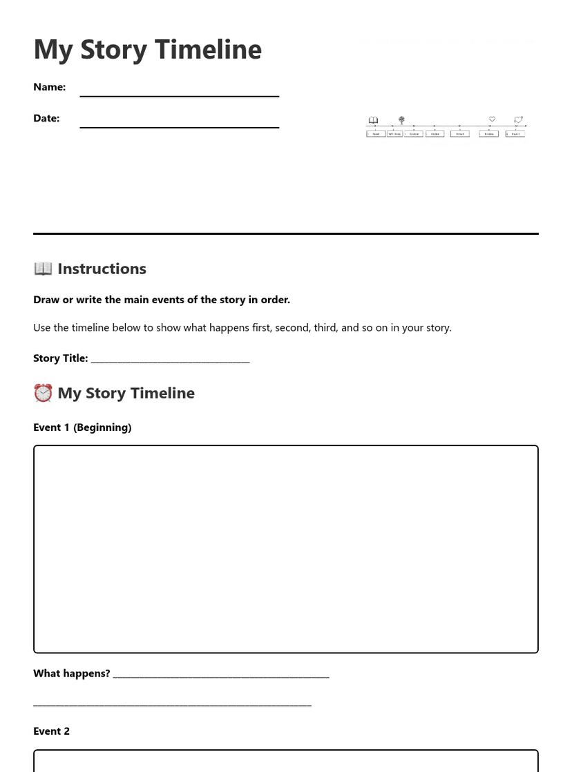 My Story Timeline