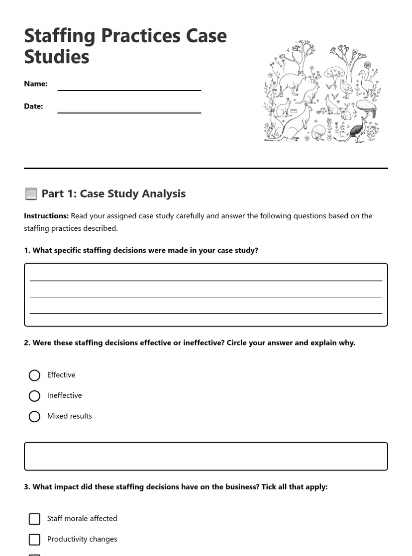 Staffing Practices Case Studies