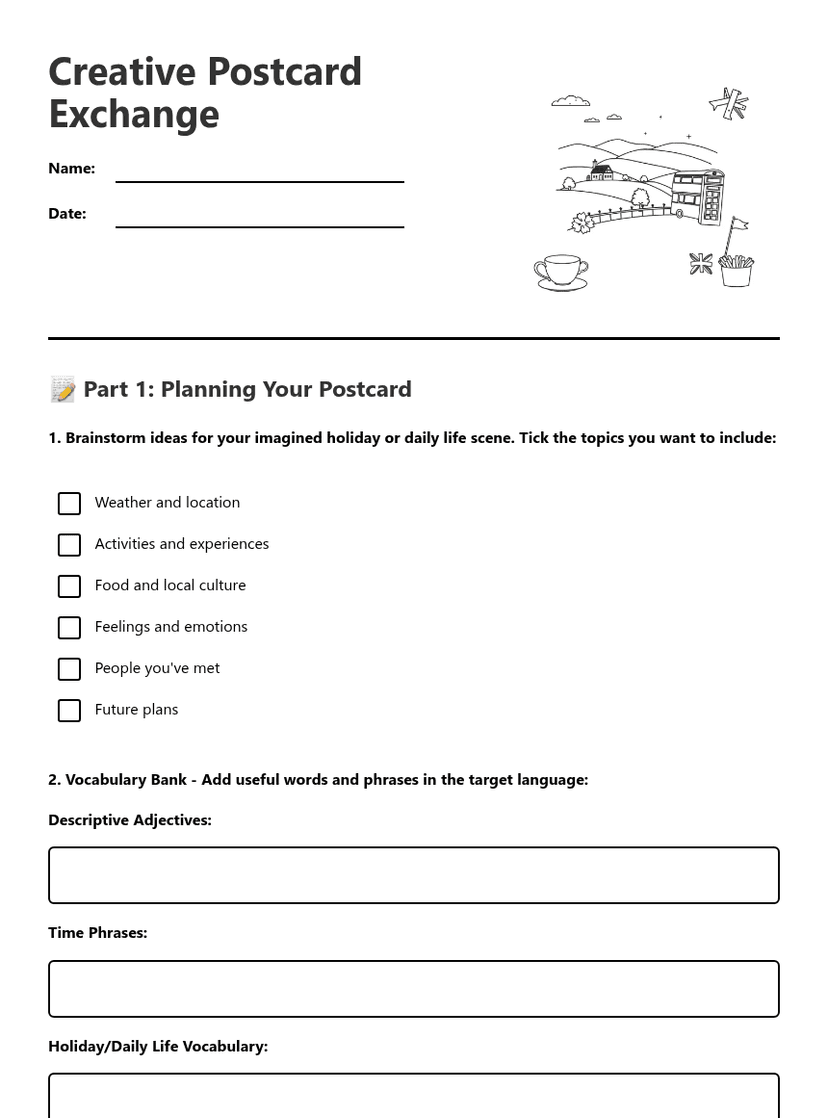 Creative Postcard Exchange