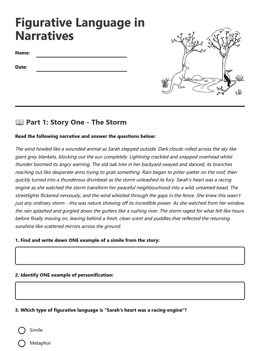 Figurative Language in Narratives