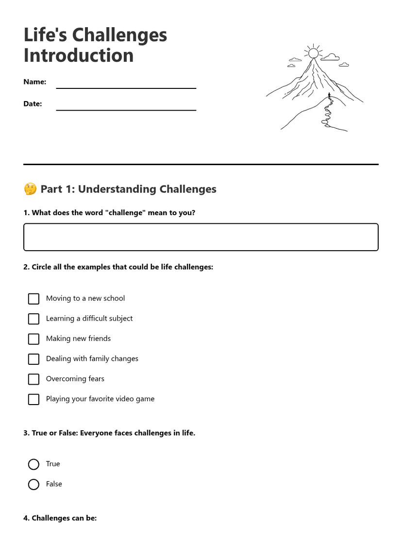 Life's Challenges Introduction