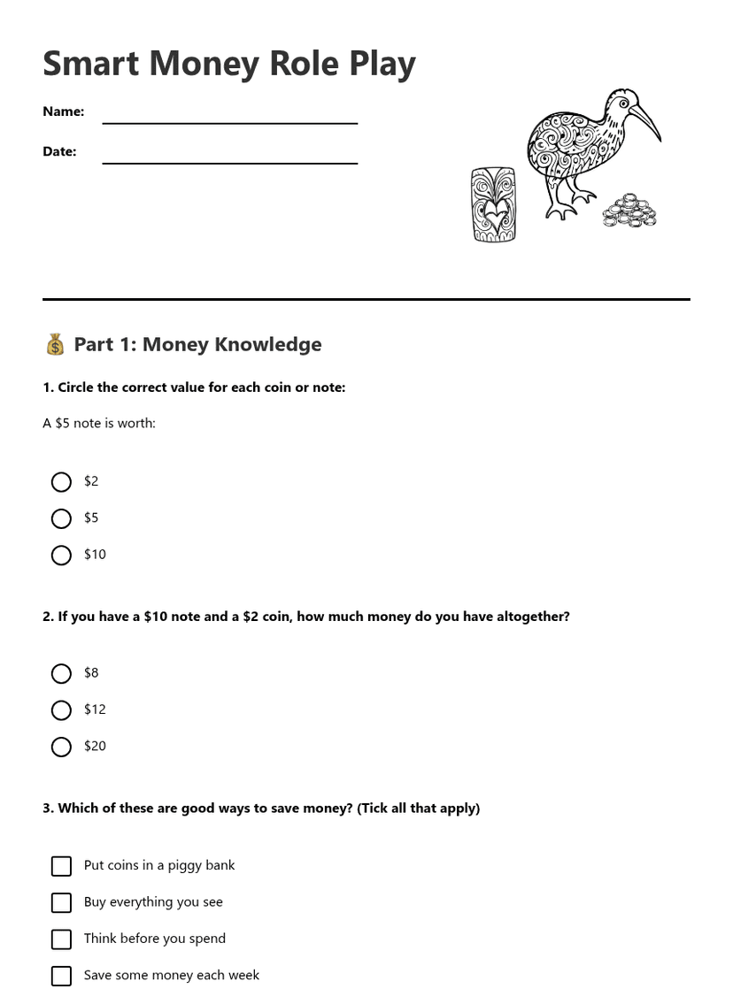 Smart Money Role Play
