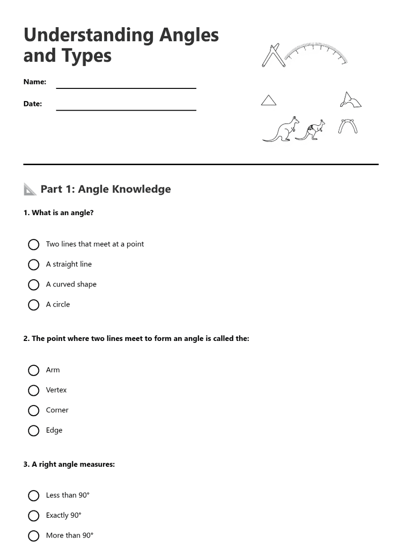 Understanding Angles and Types