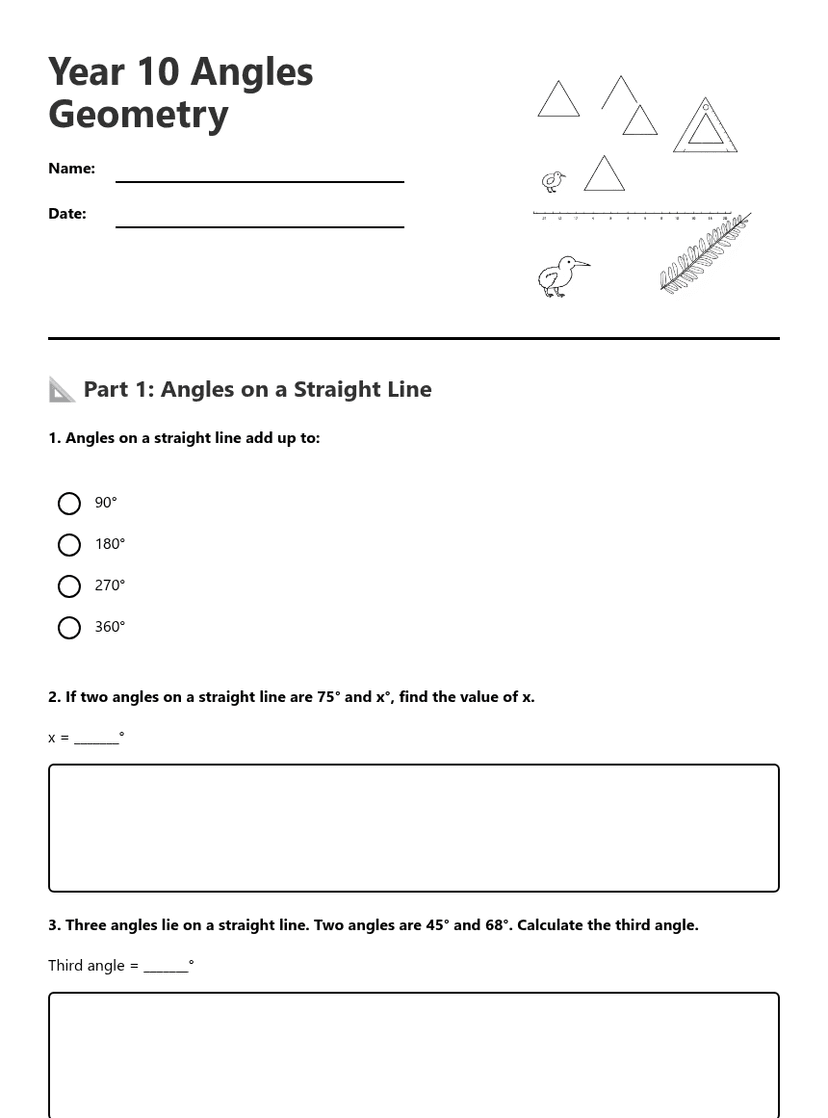 Year 10 Angles Geometry