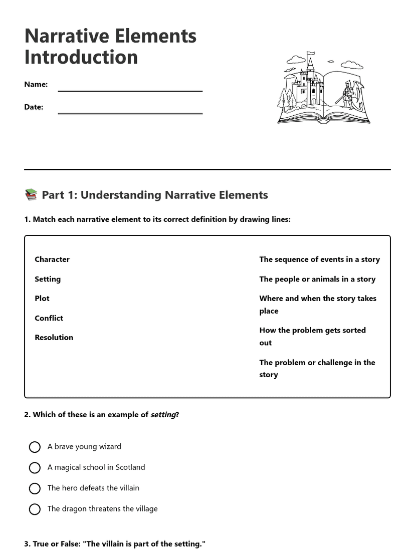 Narrative Elements Introduction